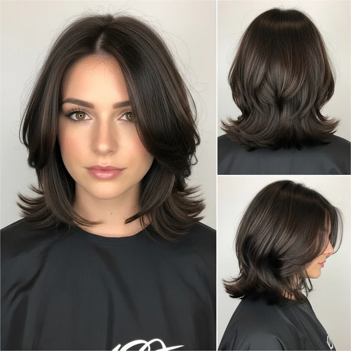 Shoulder-Length Voluminous Lob (long bob)