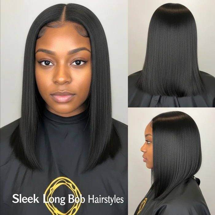 Sleek Long Bob Hairstyles