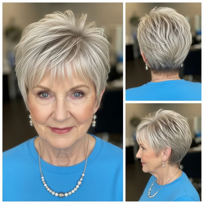 Spiky Pixie With Fringe