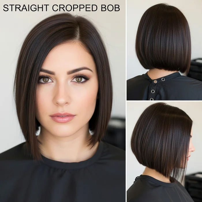 Straight Cropped Bob