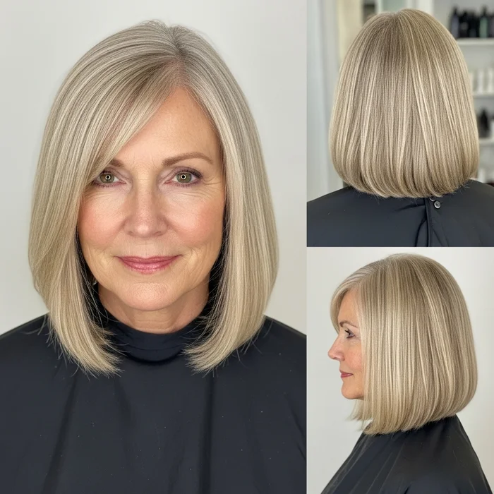 Straight Long Bob