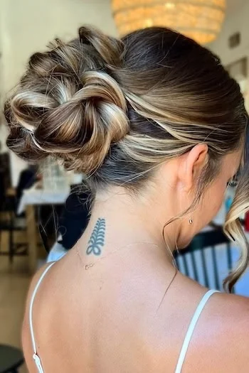 Summer updo hairstyle