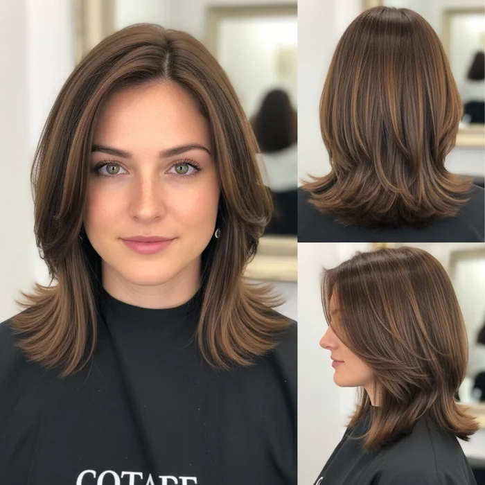 Tapered Medium-Length Layers