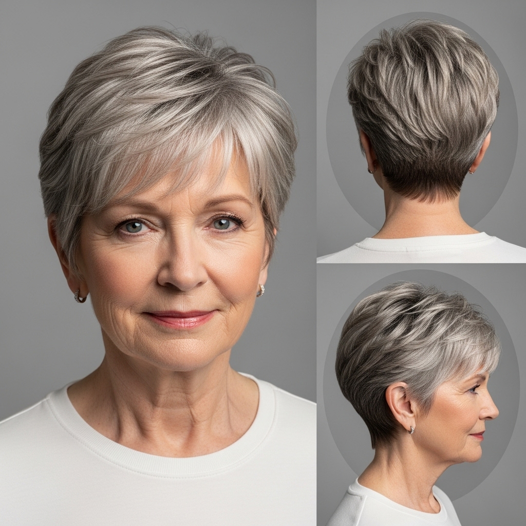 Textured Feathered Pixie With Piecey Definition