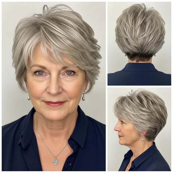 Textured Layered Pixie