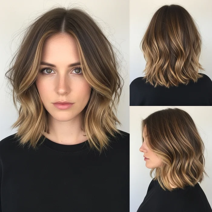 Textured Long Bob