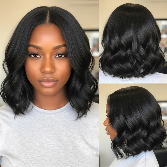 Wavy Bob Hairstyles for Black Women