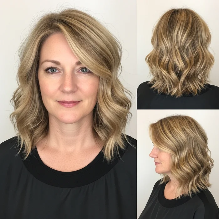 Wavy Long Bob