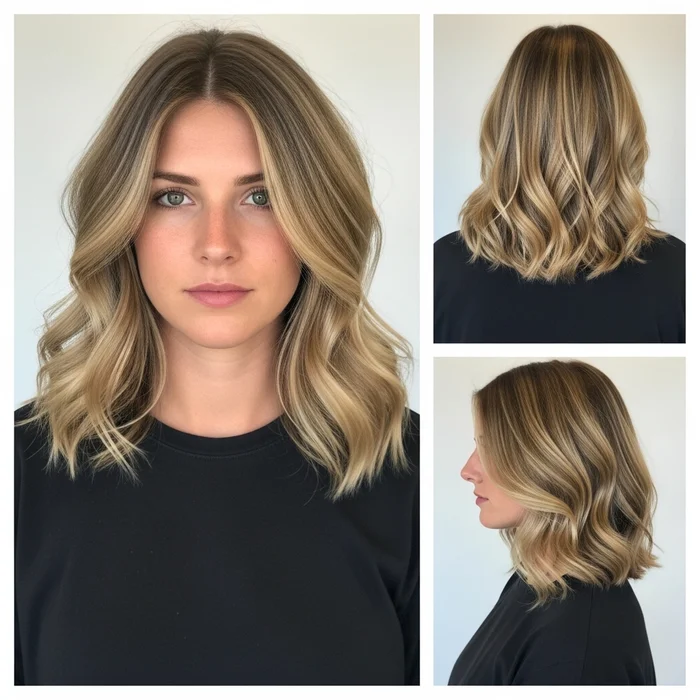 Wavy Long Bob Hairstyles for Mid-Length Hair