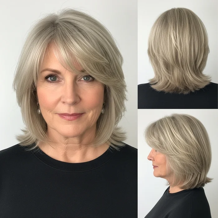 Wispy Bob With Bangs For Fine Hair
