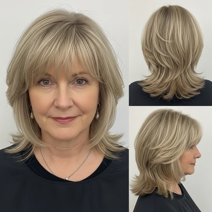 Wispy Layers With Bangs