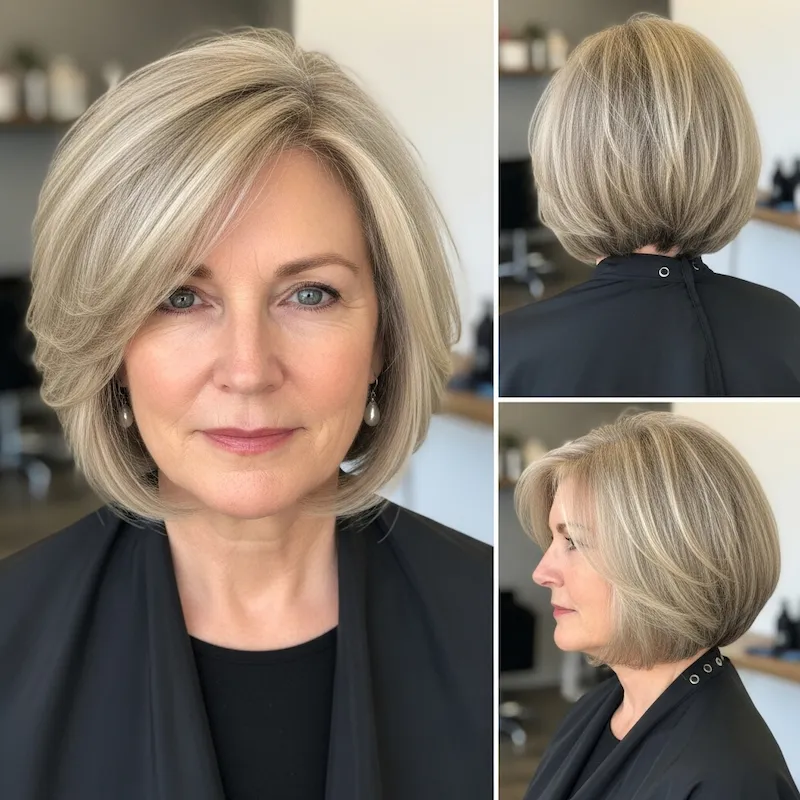 Wispy Chin-Length Bob
