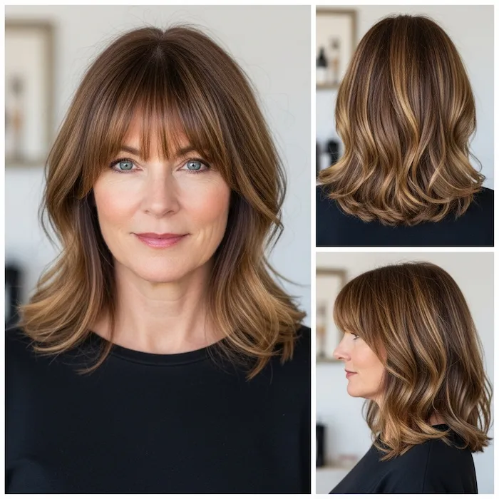 Medium-Length Waves with Bangs