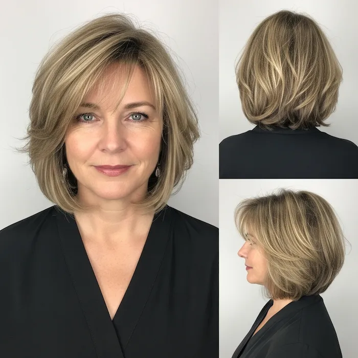 Tousled Bob with Layers
