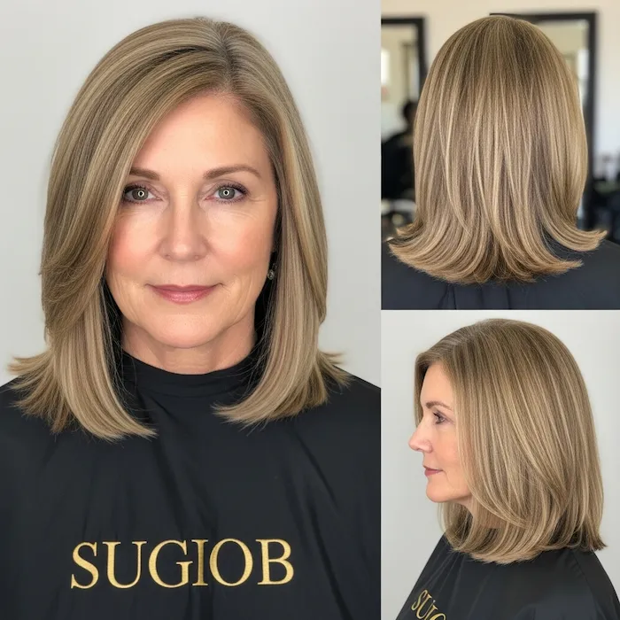 Straight Lob (Long Bob)
