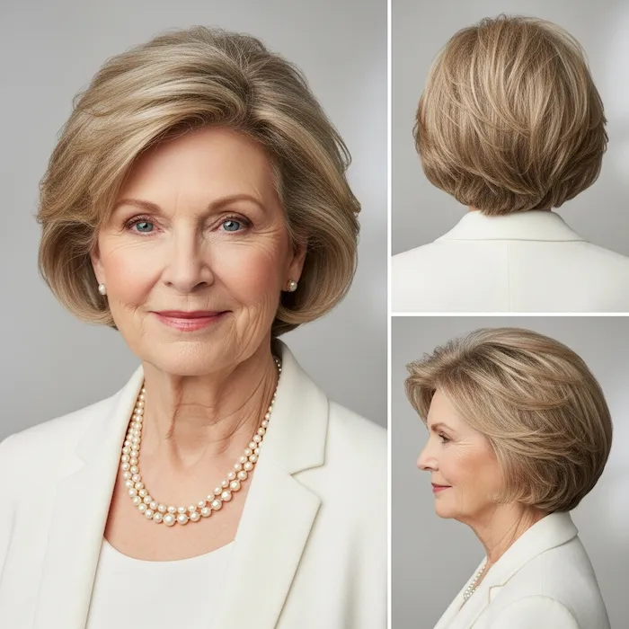 older women hairstyles for fine hair over 60