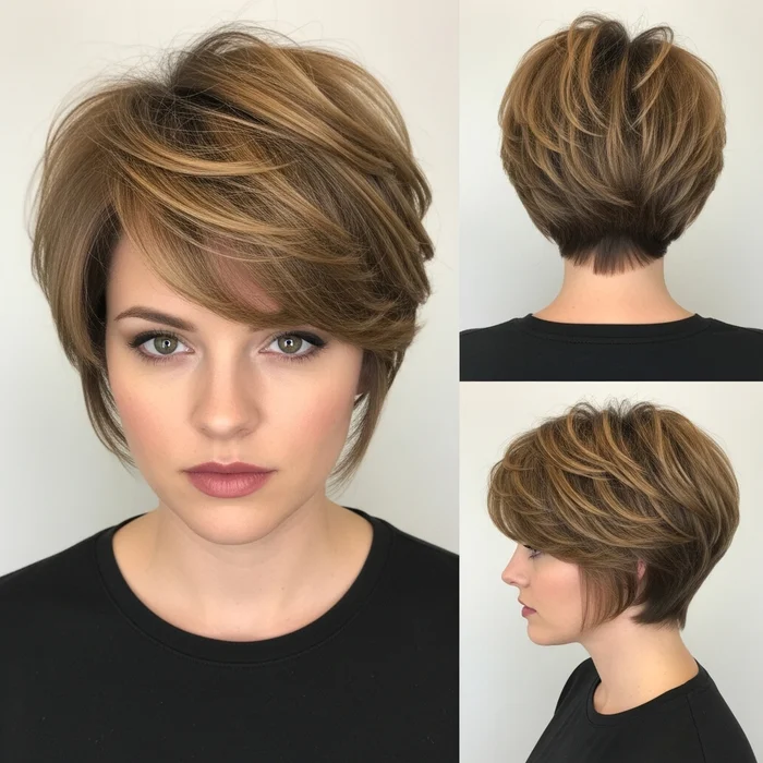 short bob hairstyles stacked long pixie layered haircuts