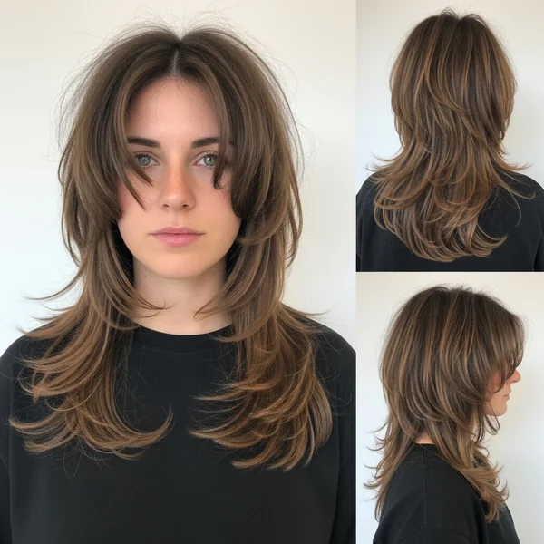 Butterfly Shag Haircut Long Hair