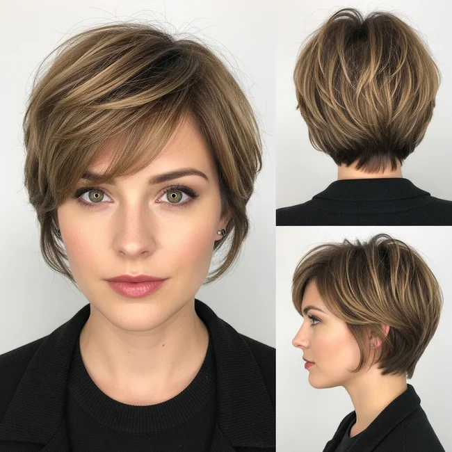 Chin Length Pixie Haircut
