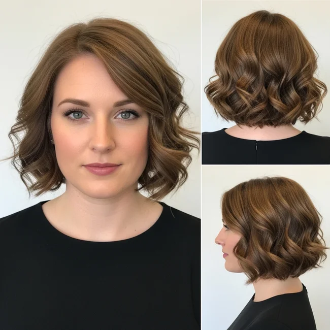 Chin Length Prom Hairstyle