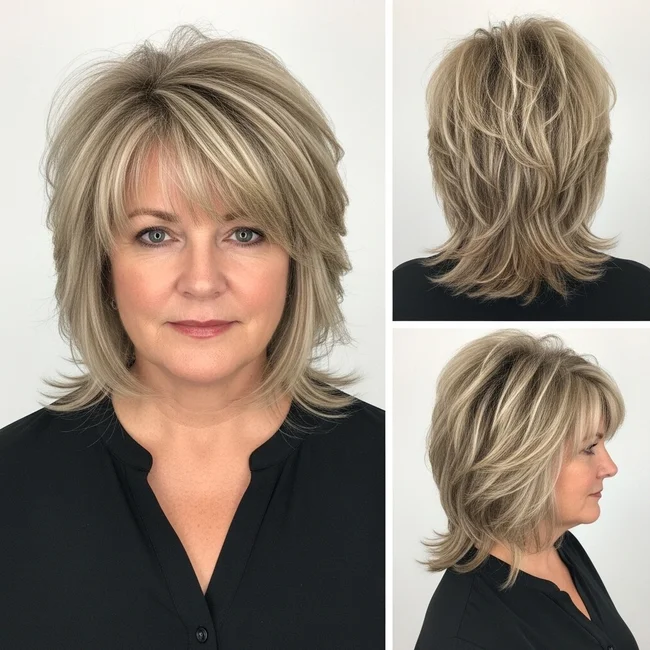 Chunky Layers with Face-Framing Highlights