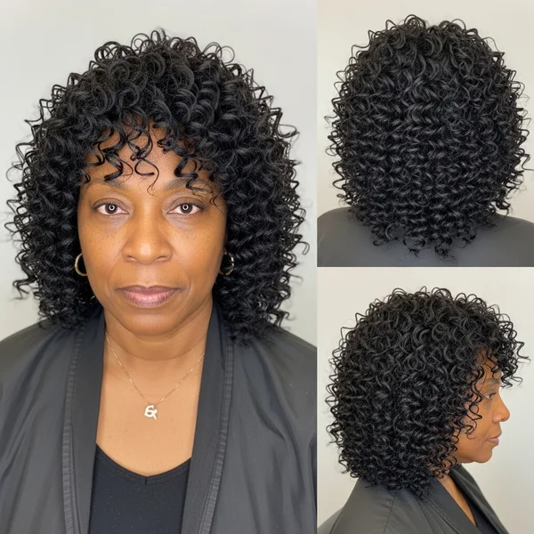 Curly Weave Style For Older Women
