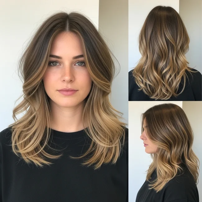 Edgy Long Wavy Haircut