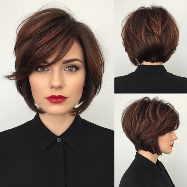Funky Chin Length Bob