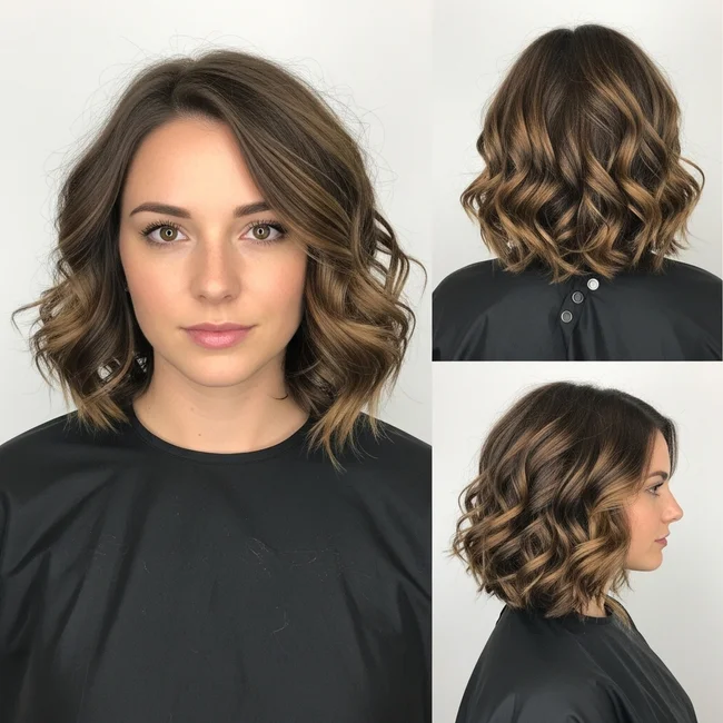 Long Bob Curly Hairstyles