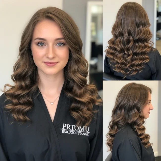 Long Curly Hairstyles for Prom