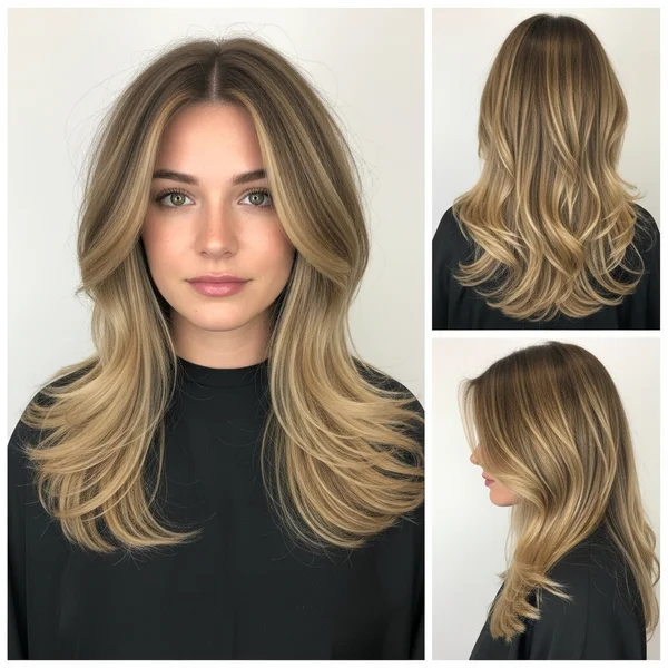 Long Layered Haircut For Thick Wavy Hair