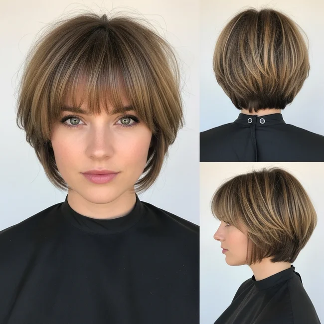 Long Pixie Haircut With Bangs