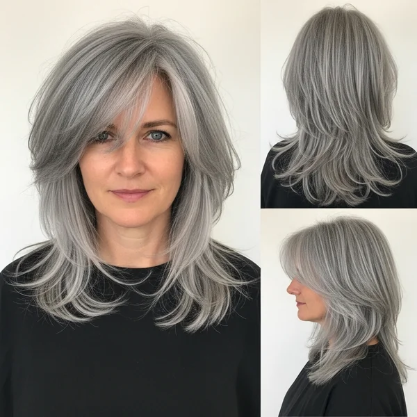 Haircut Grey Hair