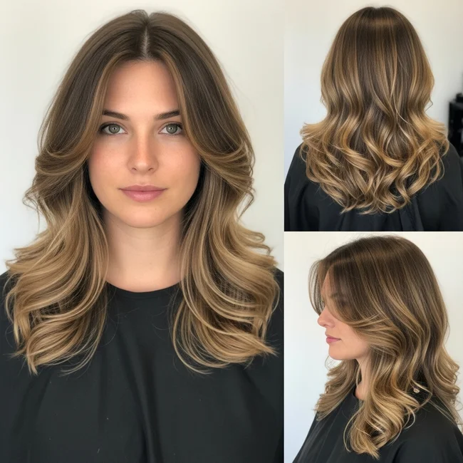 Long Wavy Butterfly Haircut