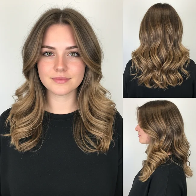 Long Wavy Haircut For Thick Hair And Oval Faces