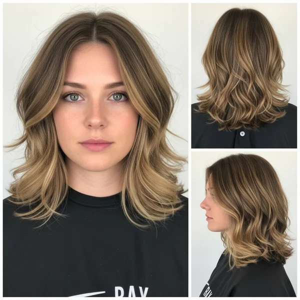 Medium Layered Haircut For Thick Wavy Hair