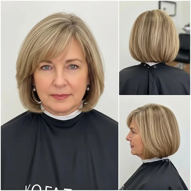Medium-Length Haircut For Fine Hair