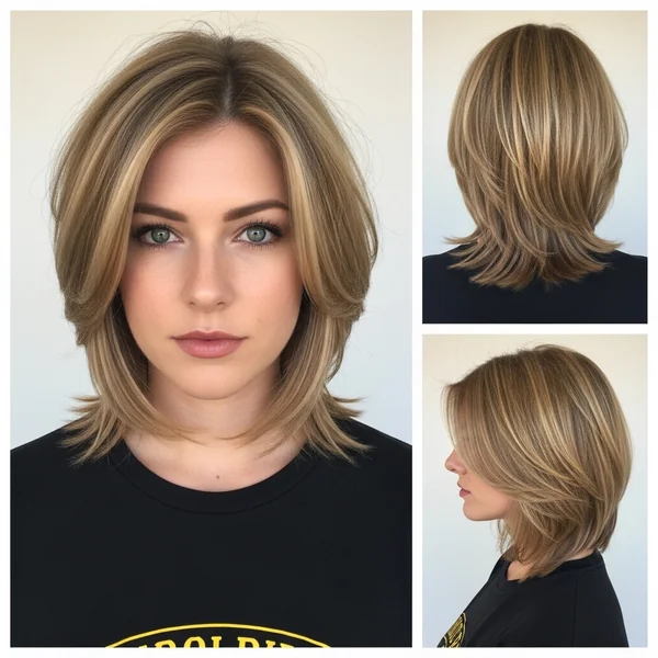 Medium Length Haircut For Thick Hair Long Layered Short Hairstyles