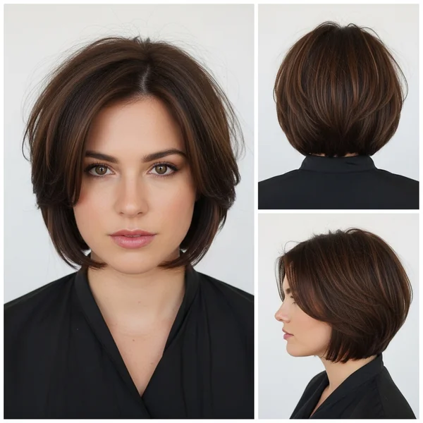 Medium Short Hairstyles For Thick Hair