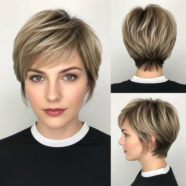 Pixie Haircut For Square Faces Fine Hair