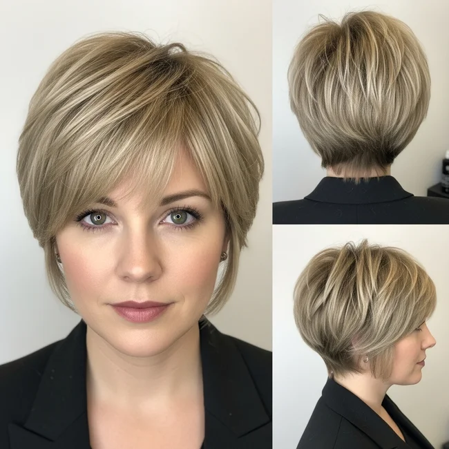 Pixie Haircut With Bangs For Thin Hair