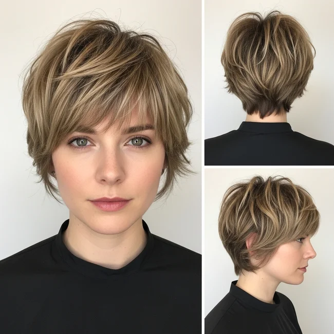 Pixie Shag Haircuts For Fine Hair