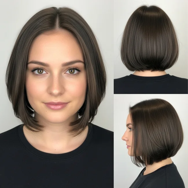 Polished Chin Length Bob