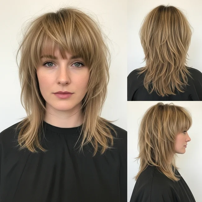 Shag Haircut for Fine Straight Hair