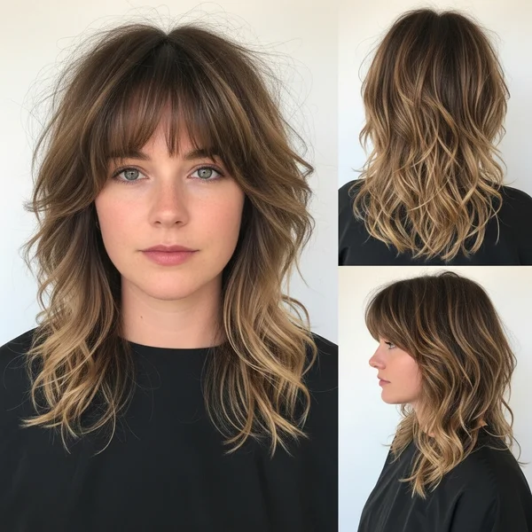 Shag Haircut for Thick Wavy Hair