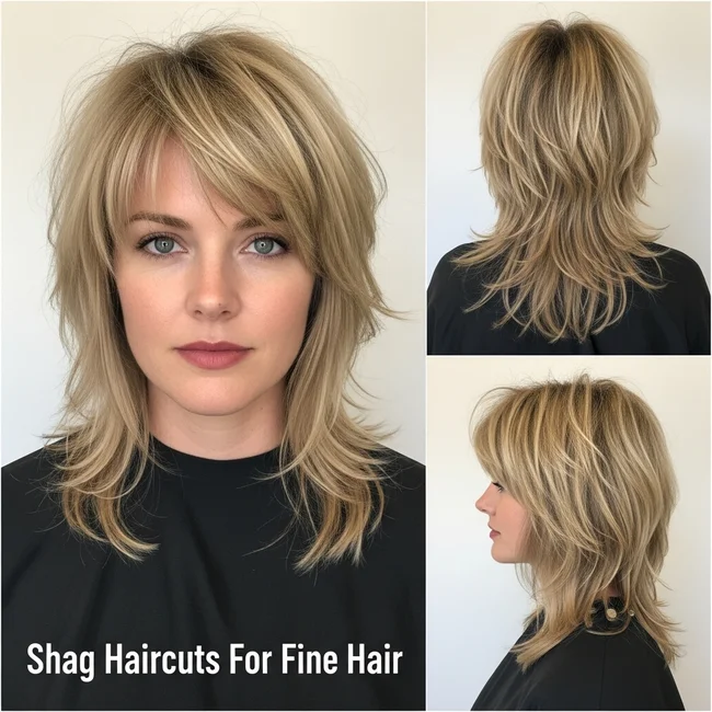 Shag Haircuts For Fine Hair