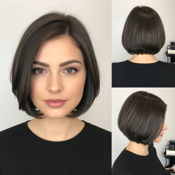 Short Bob Hairstyles Round Face