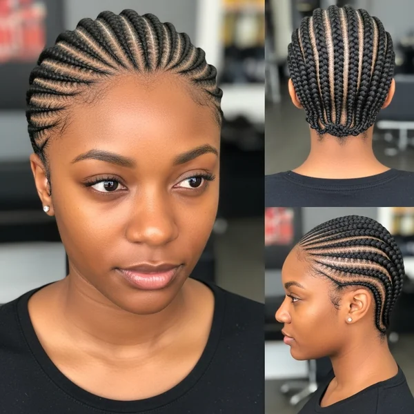 Short Braided Hairstyles For Black Women