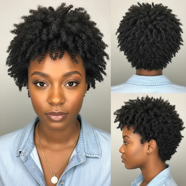 Short Coily Hairstyles For Black Women