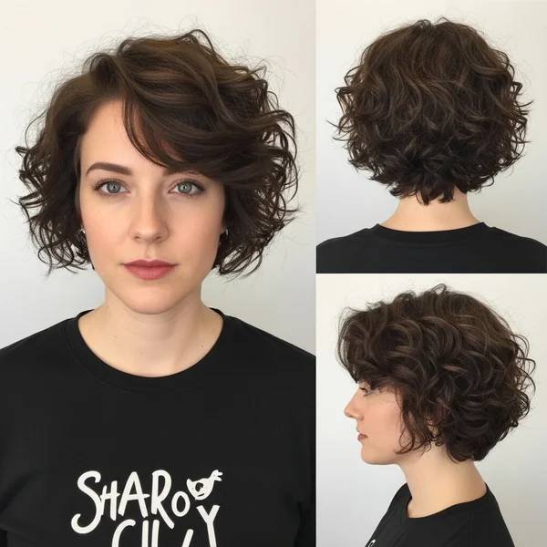 Short Curly Haircuts for Fine Hair
